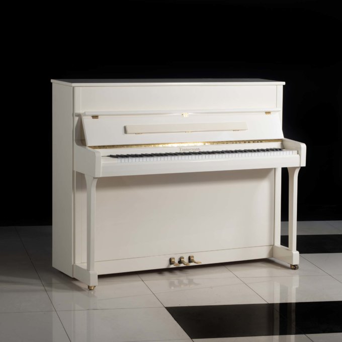 Пианино Zimmermann Z-120 (BU) белое, полированное