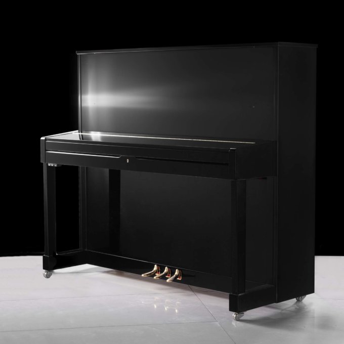 Пианино Petrof Higher P 125 M1 (BU) черное, полированное