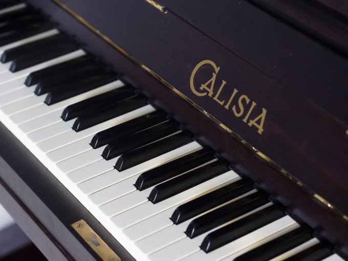 Пианино Calisia 1959 г. темный орех, сатинированное