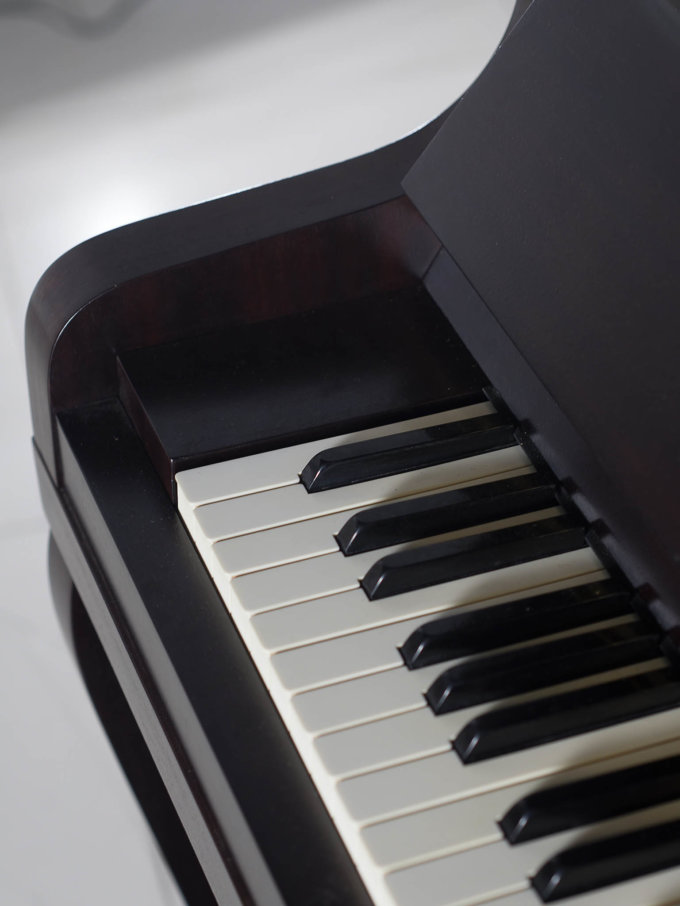 Пианино Calisia 1959 г. (BU) темный орех, сатинированное