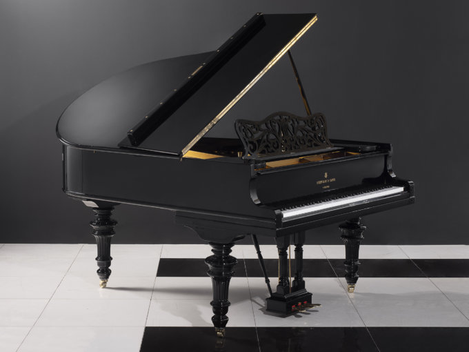 Рояль Steinway & Sons мод. O-180 1912 г. черный, полированный