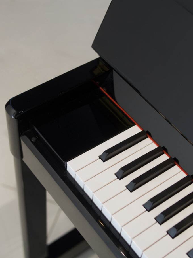 Пианино Bohemia мод. R121 (BU) черное, полированное с банкеткой